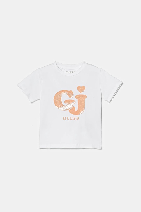 Guess t-shirt dziecięcy z elastanem biały K5RI24.K6YW4.PPYA