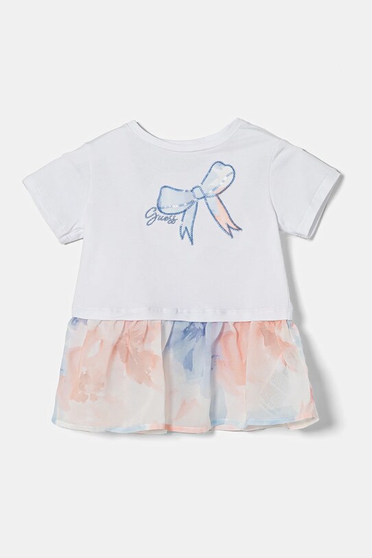 Detské tričko Guess nášivka biela K5RI25.K6YW0.PPYA