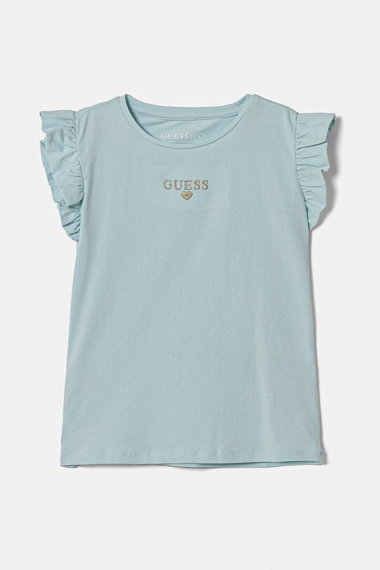 Детская футболка Guess аппликация голубой K5RI26.K6YW4.PPYA