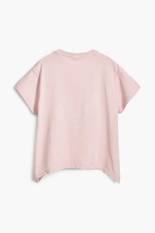Fete Desigual tricou de bumbac pentru copii 25SGTK01 roz