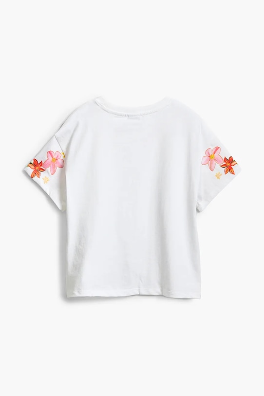 BIMBA Desigual maglietta in cotone per bambini 25SGTK04 bianco