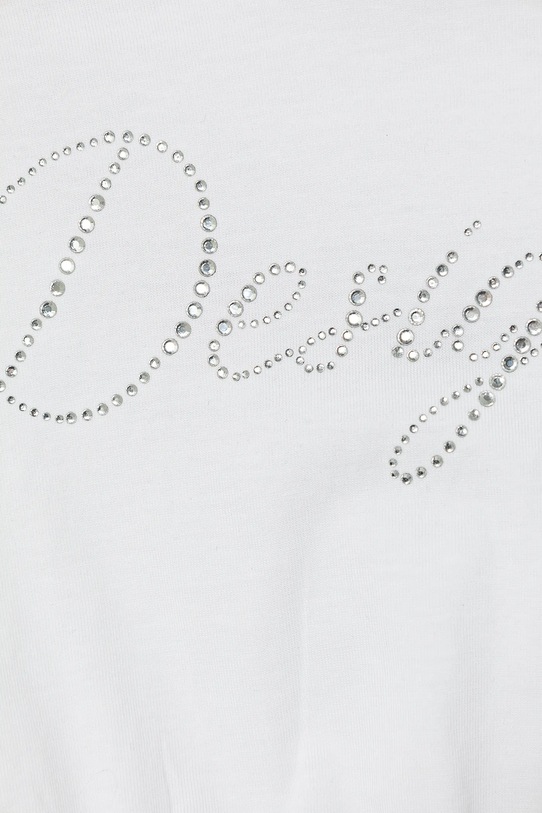 Otroška bombažna kratka majica Desigual bela 25SGTK11