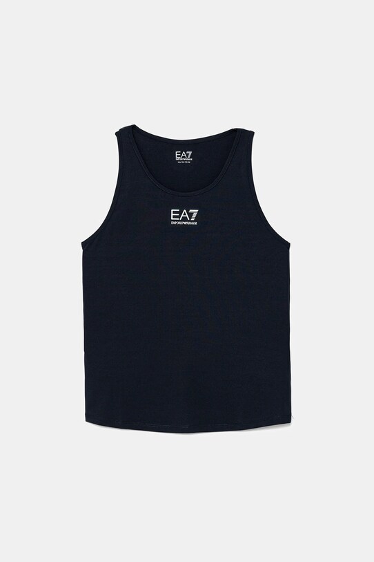 Дитячий топ EA7 Emporio Armani з еластаном темно-синій 7G000110.AF12509