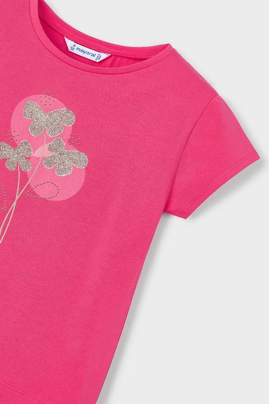 Dziewczynka Mayoral t-shirt dziecięcy 174.6E.Mini.PPYA różowy