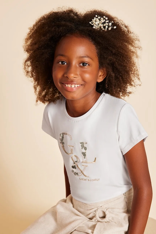 Mayoral tricou copii print bej 854.8C.Junior.PPYA