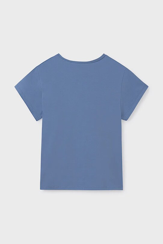 Mayoral t-shirt dziecięcy 854.8C.Junior.PPYA niebieski SS25
