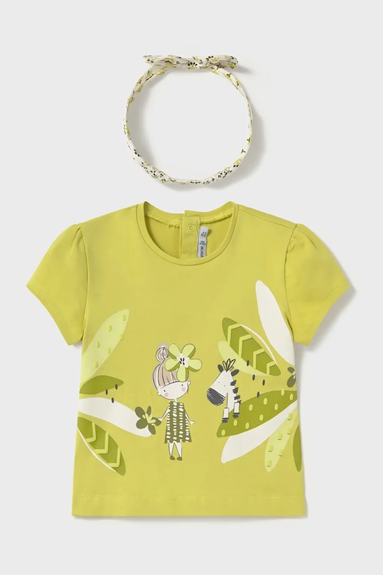 Mayoral tricou copii print verde 1044.4E.Baby.PPYA