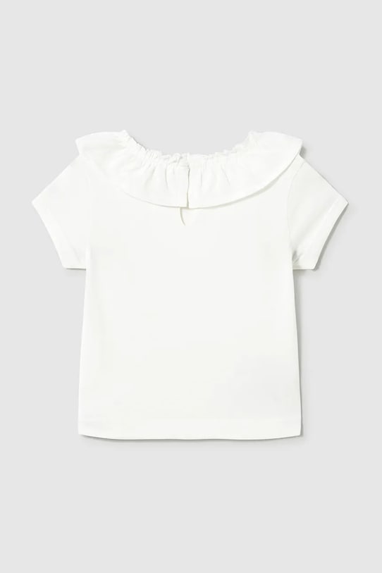 Mayoral tricou de bumbac pentru copii 1045.4F.Baby.PPYA bej SS25