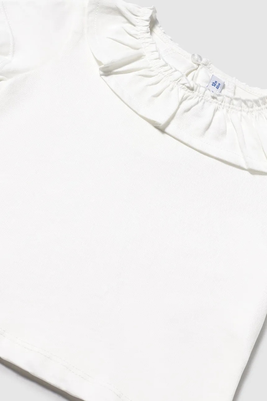 Fete Mayoral tricou de bumbac pentru copii 1045.4F.Baby.PPYA bej