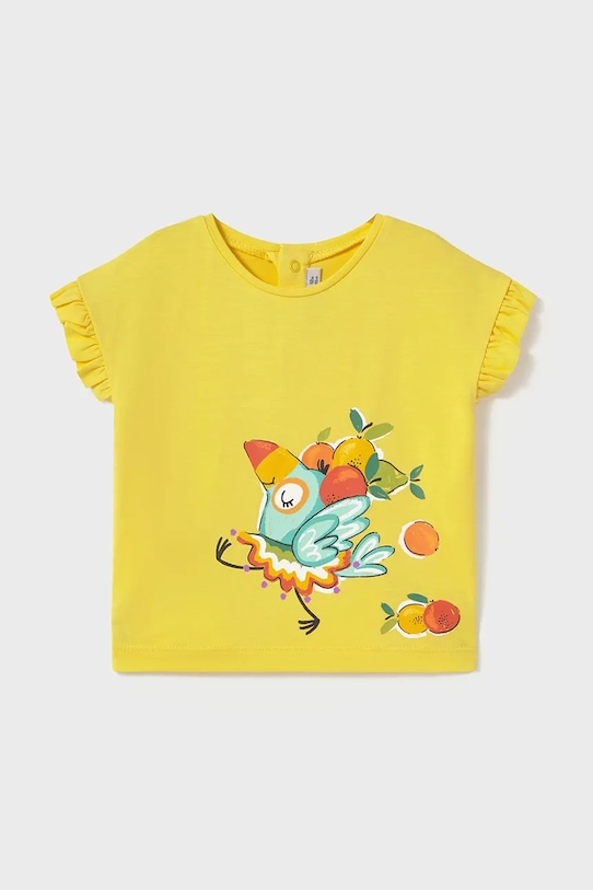 Детская футболка Mayoral с эластаном жёлтый 1048.4M.Baby.PPYA