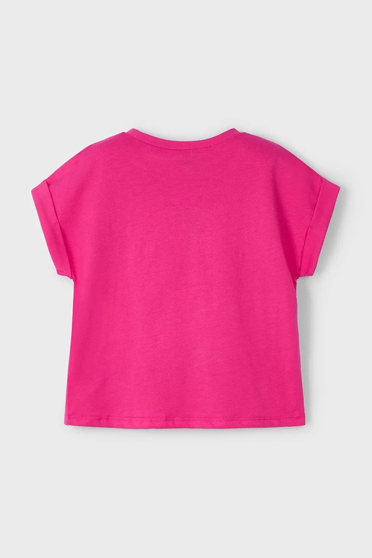 Dječja pamučna majica kratkih rukava Mayoral 3006.6F.Mini.PPYA roza SS25