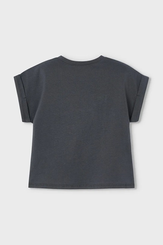 Dječja pamučna majica kratkih rukava Mayoral 3006.6F.Mini.PPYA siva SS25