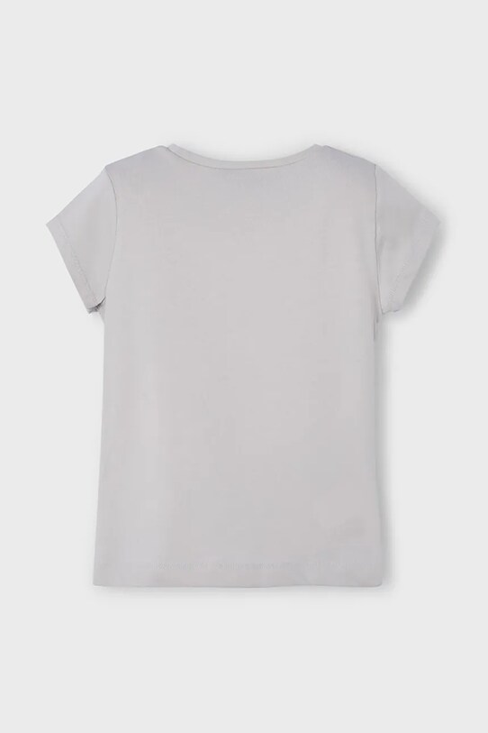 Mayoral t-shirt bawełniany dziecięcy 3014.6R.Mini.PPYA szary SS25