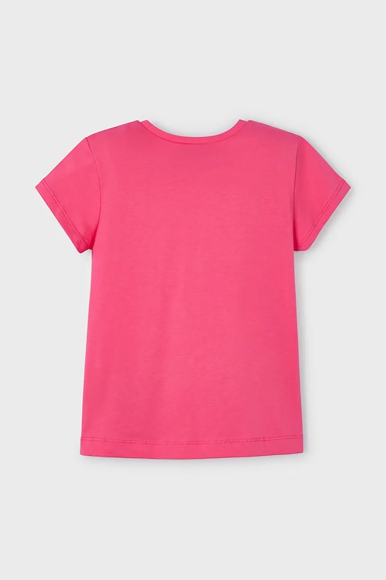 Mayoral tricou de bumbac pentru copii 3014.6R.Mini.PPYA roz SS25