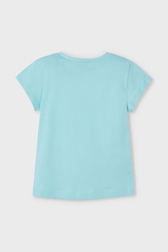 Fete Mayoral tricou de bumbac pentru copii 3014.6R.Mini.PPYA turcoaz