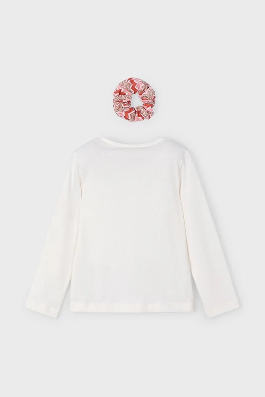 Хлопковый детский лонгслив Mayoral 3016.6G.Mini.PPYA красный SS25