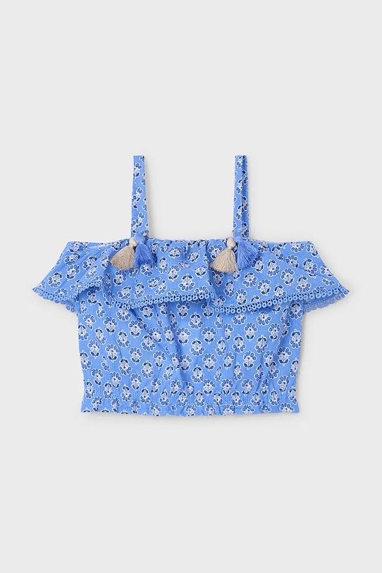 Детский топ Mayoral с эластаном голубой 3186.6K.Mini.PPYA
