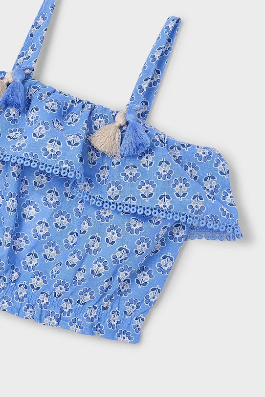 Девочка Детский топ Mayoral 3186.6K.Mini.PPYA голубой