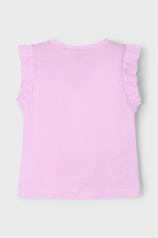 Mayoral tricou de bumbac pentru copii 3020.6L.Mini.PPYA roz SS25