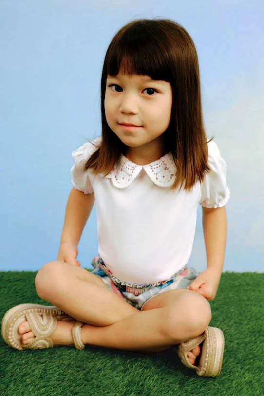 Dětské bavlněné tričko Mayoral s límečkem béžová 3055.6H.Mini.PPYA