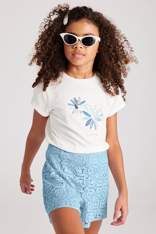 Mayoral tricou copii print bej 6020.8A.Junior.PPYA