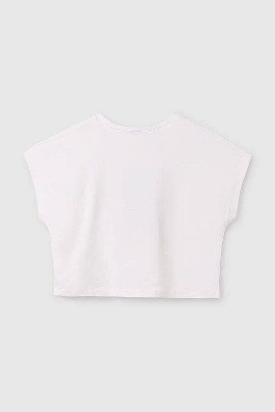 Fete Mayoral tricou de bumbac pentru copii 6021.8B.Junior.PPYA bej