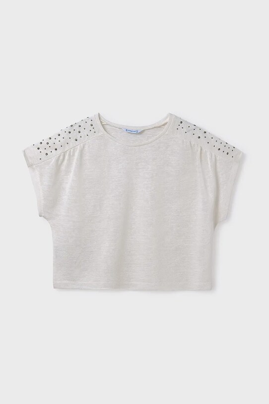 Mayoral tricou copii uni bej 6023.8C.Junior.PPYA