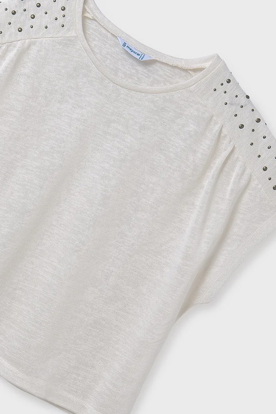 Дівчинка Дитяча футболка Mayoral 6023.8C.Junior.PPYA бежевий