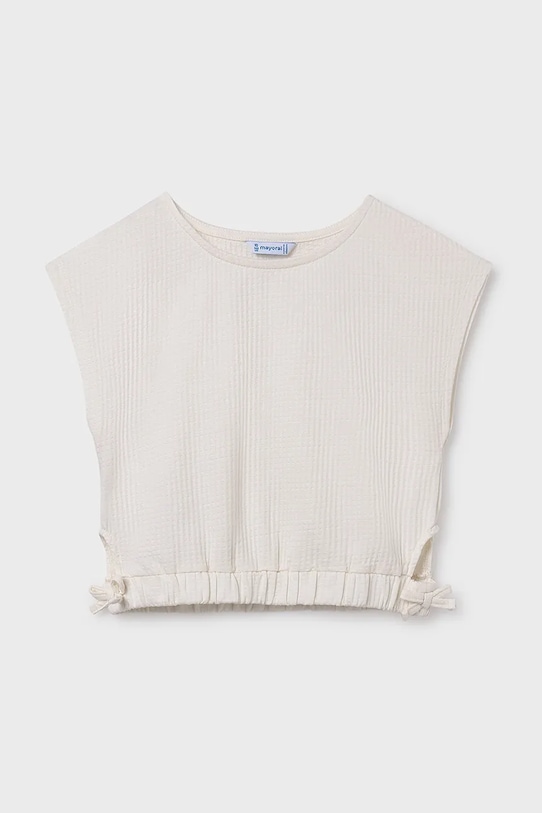 Дитячий топ Mayoral з еластаном бежевий 6029.8G.Junior.PPYA