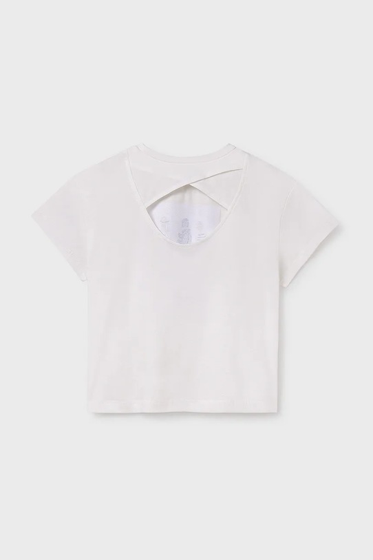 Dětské bavlněné tričko Mayoral 6030.8D.Junior.PPYA šedá SS25