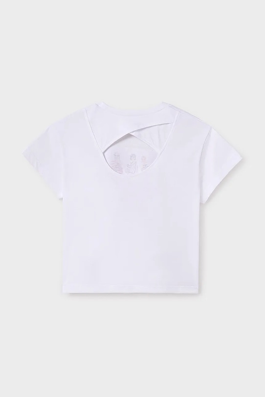 Lány Mayoral gyerek pamut póló 6030.8D.Junior.PPYA rózsaszín