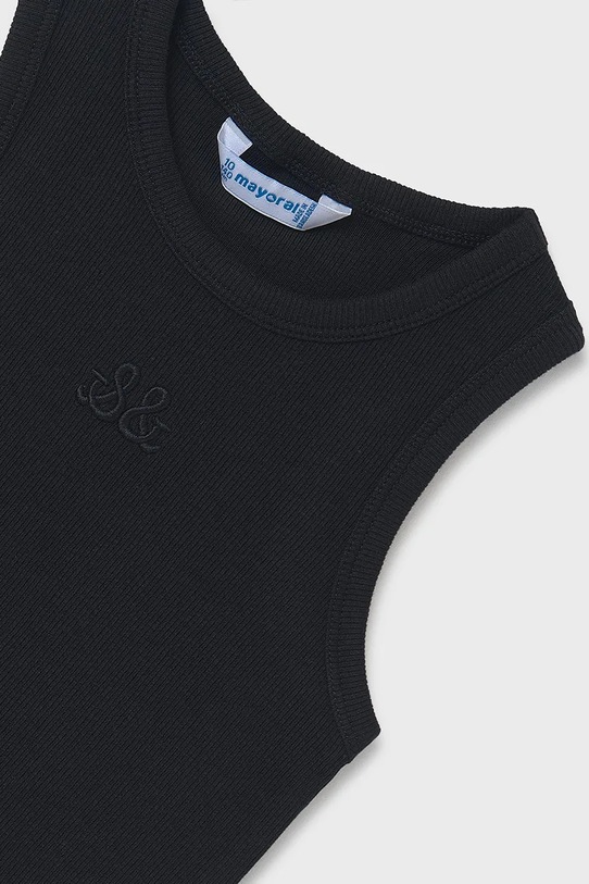 Dziewczynka Mayoral top dziecięcy 6032.8C.Junior.PPYA czarny