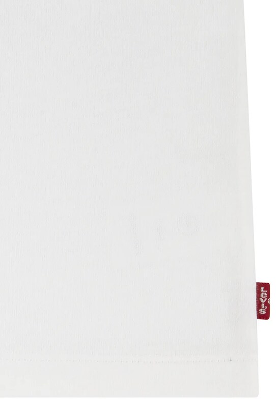 Dětské tričko Levi's ROLL CUFF MEET AND GREET T bílá 4EM166
