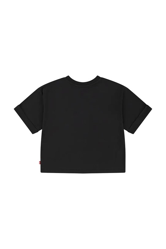 Детская футболка Levi's ROLL CUFF MEET AND GREET T 4EM166 чёрный SS25