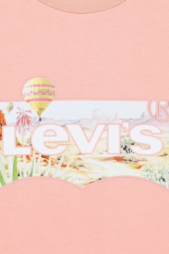 Детская футболка Levi's HOT AIR BALLOON BATWING TE оранжевый 4EM638
