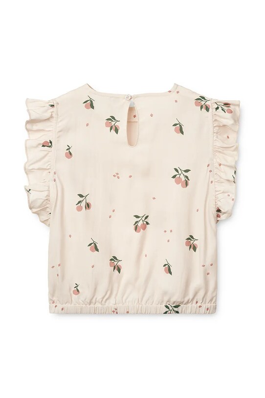 Liewood top dziecięcy Emery Printed Viscose Top LW19838 beżowy SS25