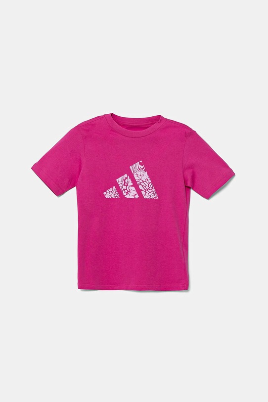 adidas tricou de bumbac pentru copii JI6732 roz SS25