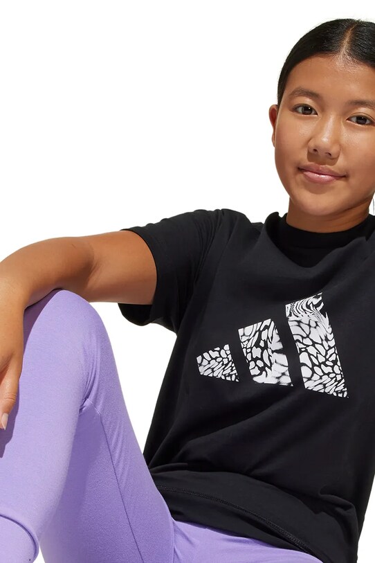 Dětské bavlněné tričko adidas JI6733