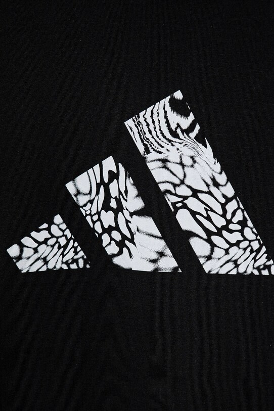 Dětské bavlněné tričko adidas černá JI6733