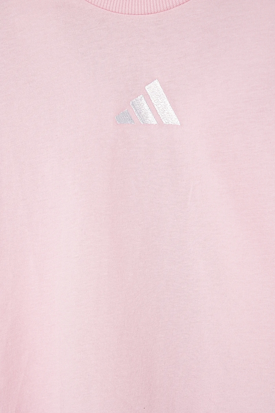 Detské bavlnené tričko adidas ružová JF3678