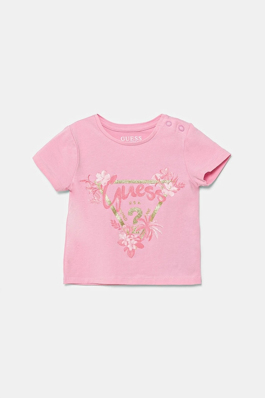 Guess tricou copii print roz A5GI03.K6YW4.PPYA
