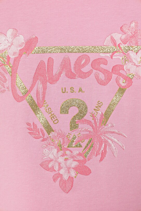 Fete Guess tricou copii A5GI03.K6YW4.PPYA roz