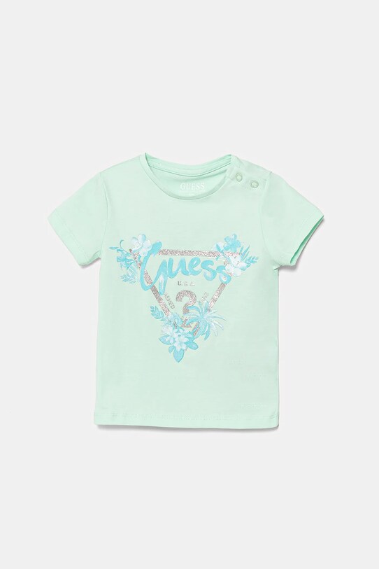 Guess tricou copii print turcoaz A5GI03.K6YW4.PPYA