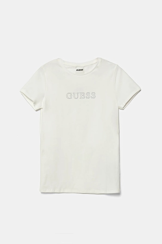 Guess tricou copii imprimeu alb J4RI49.J1314.PPYA