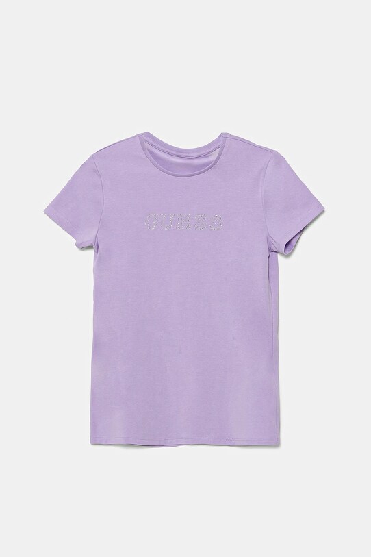Дитяча футболка Guess з еластаном фіолетовий J4RI49.J1314.PPYA