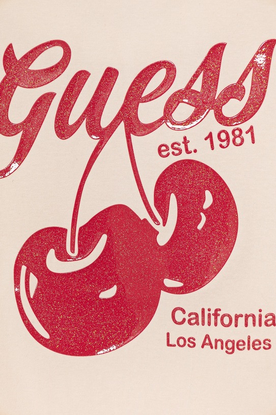 Djevojčice Dječja majica kratkih rukava Guess J5GI00.K6YW4.PPYA bež