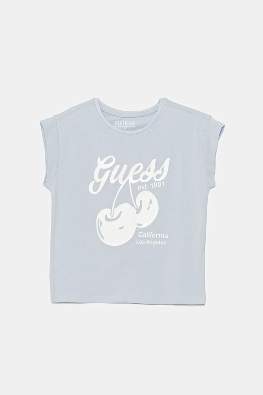 Дитяча футболка Guess з еластаном блакитний J5GI00.K6YW4.PPYA