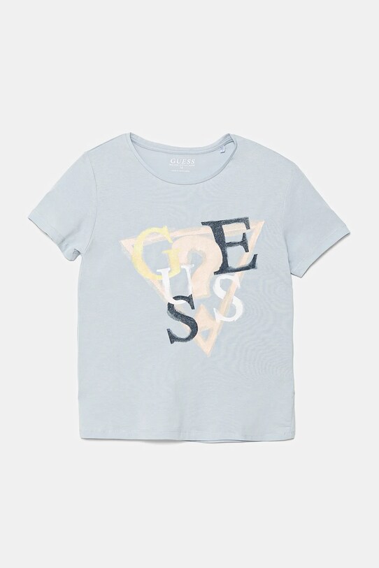 Dětské tričko Guess s elastanem modrá J5GI03.K6YW4.PPYA