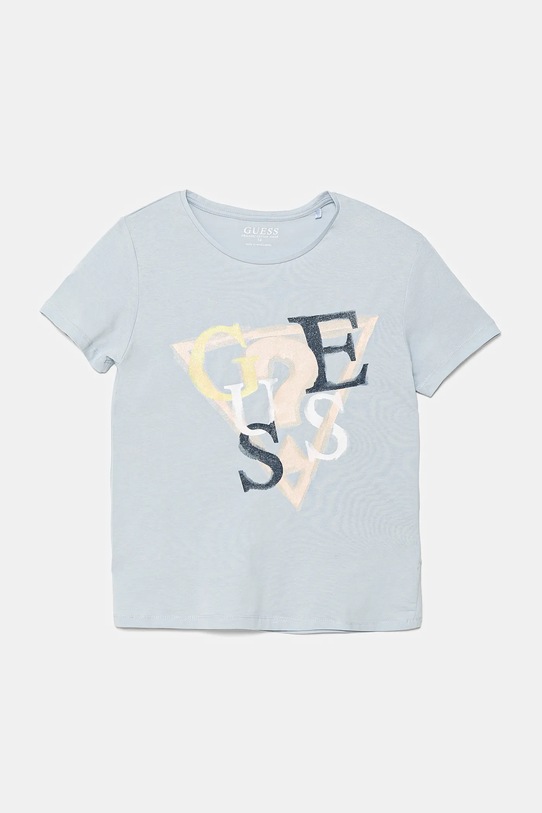 Dětské tričko Guess s elastanem modrá J5GI03.K6YW4.PPYA