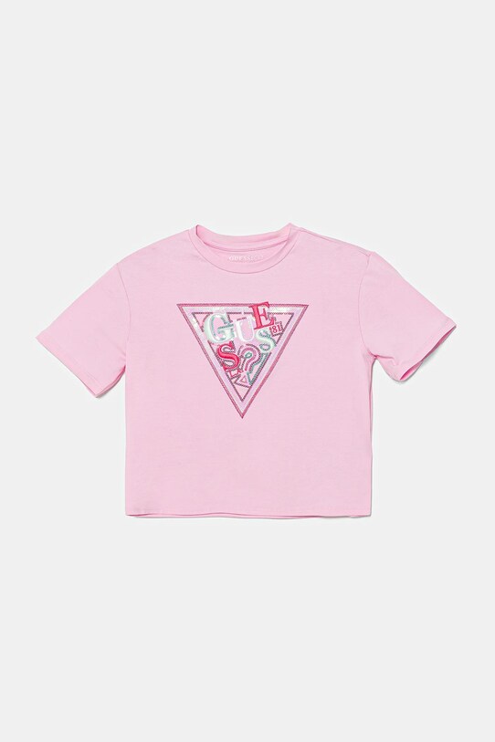Дитяча футболка Guess з еластаном рожевий J5GI04.K6YW4.PPYA